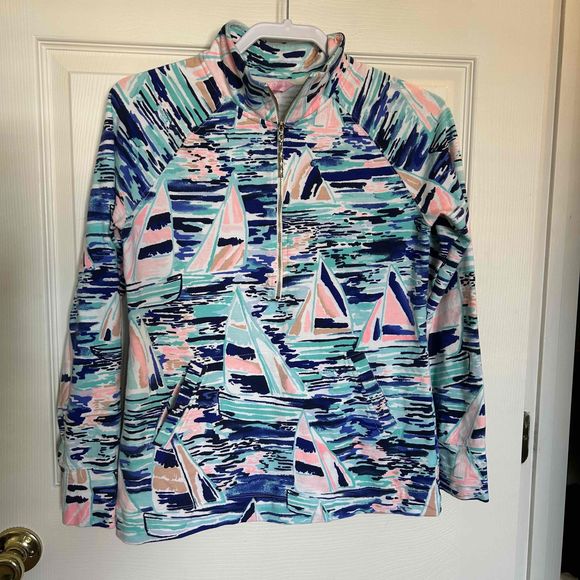 Jackets & Blazers - Lily Pulitzer Long Sleeve Skipper popover jacket Size Small